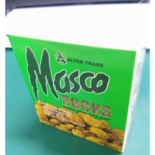 オルター・トレード・ジャパン「黒砂糖：マスコ・ロック250g」（九州、首都圏のグリーンコープ連合会、Smile Sugar Project、Hiryu、デーイーで販売） - 返金／回収