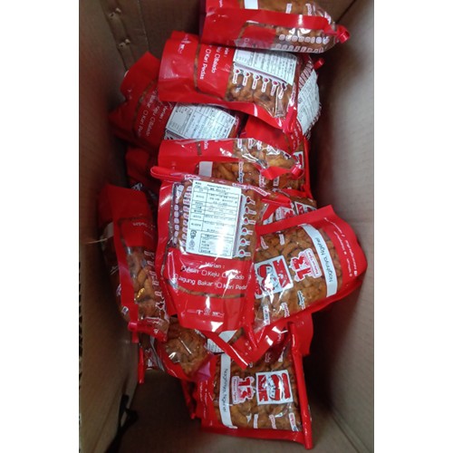 SONYAPANJAITAN「スナック菓子：①MAKARONI NGEHE ASIN LV5(マカロニ ンゲヘ 塩味 辛さLV5)②MAKARONI NGEHE BALADO LV5(マカロニ ンゲヘ バラド味 辛さLV5)」 - 交換／返金