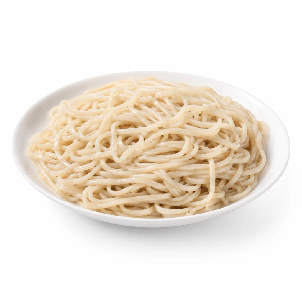おおむぎ 大麦めん ゆでの写真