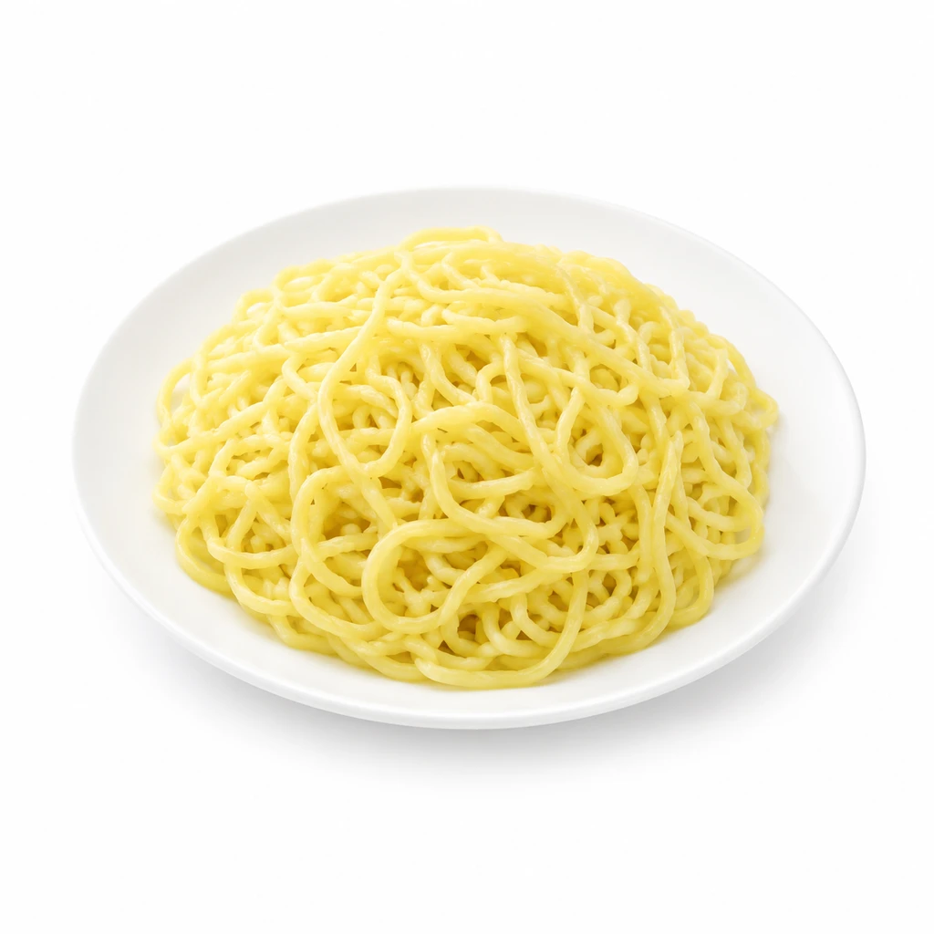 こむぎ [中華めん類] 干し中華めん ゆでの写真