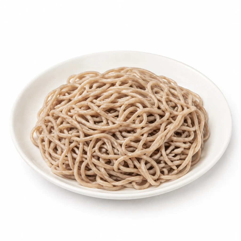 そば そば ゆでの写真