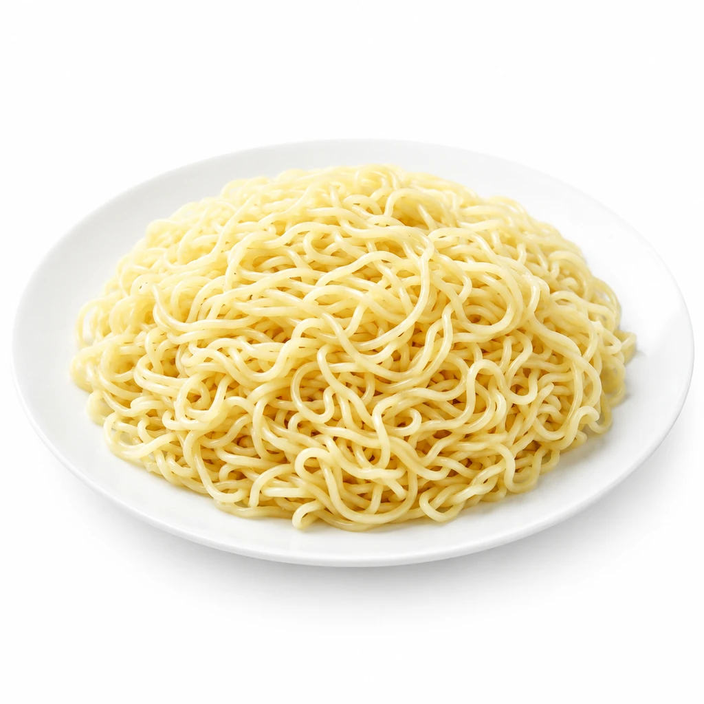 こむぎ [即席めん類] 即席中華めん 非油揚げ ゆで (添付調味料等を含まないもの)の写真