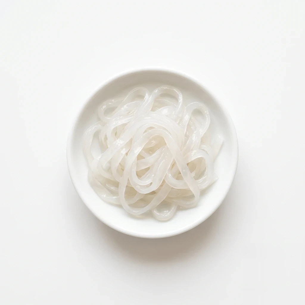 <でん粉・でん粉製品> (でん粉製品) くずきり ゆでの写真