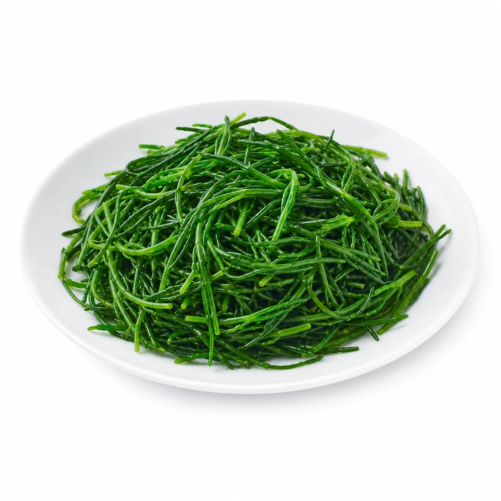 おかひじき 茎葉 ゆでの写真