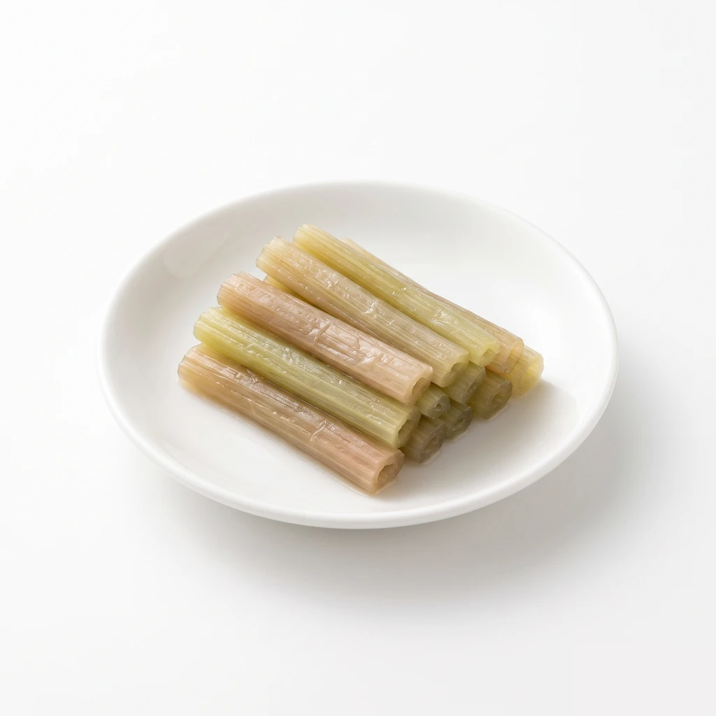 ずいき 生ずいき ゆでの写真