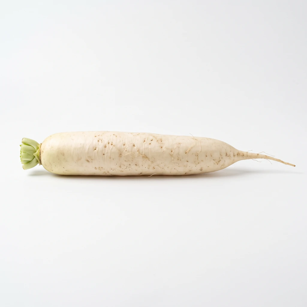 (だいこん類) だいこん 根 皮つき 生の写真