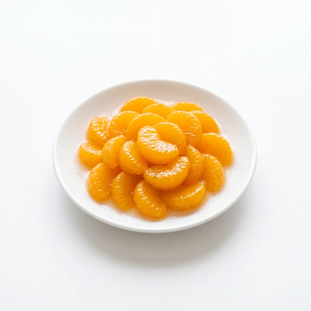 (かんきつ類) うんしゅうみかん 缶詰 果肉の写真