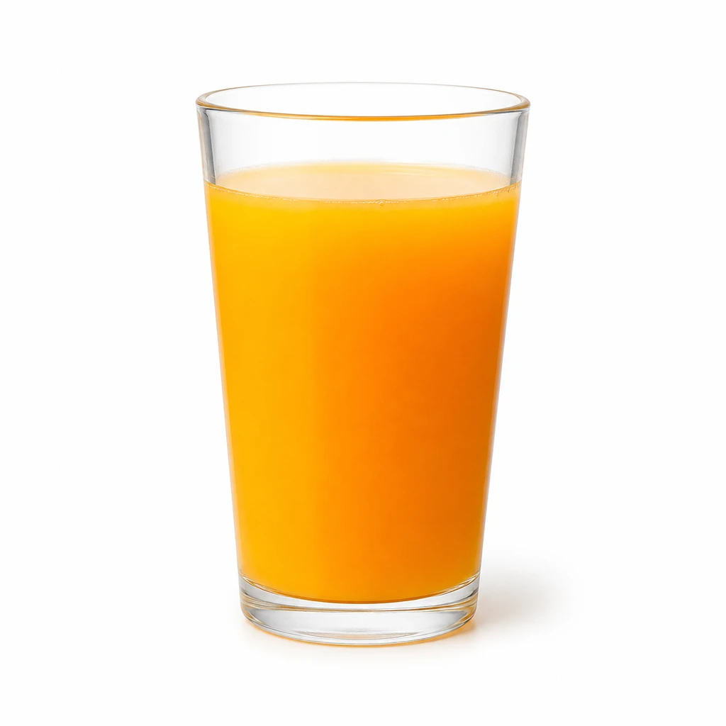 (かんきつ類) オレンジ バレンシア 果実飲料 ストレートジュースの写真