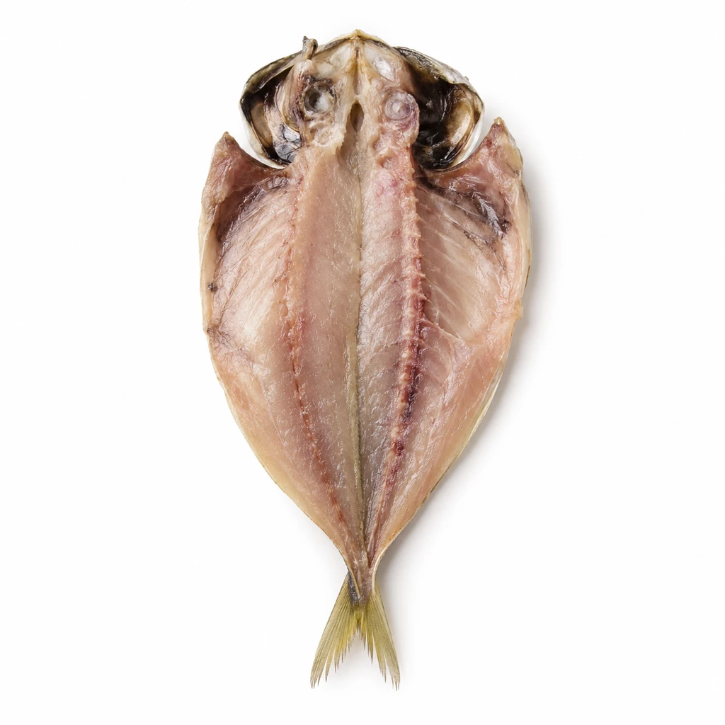 <魚類> (あじ類) まあじ 開き干し 生の写真