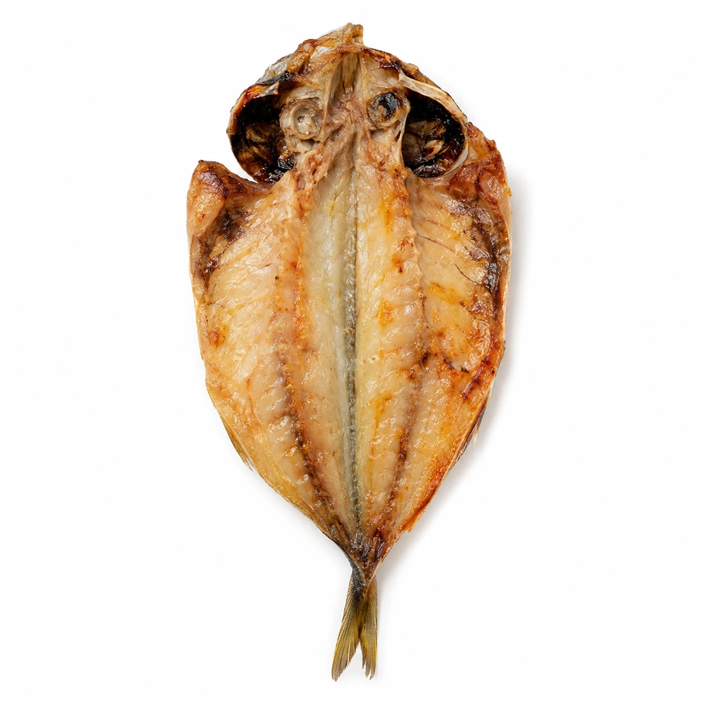 <魚類> (あじ類) まあじ 開き干し 焼きの写真