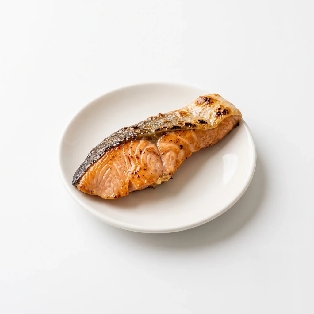 <魚類> (さけ・ます類) ぎんざけ 養殖 焼きの写真