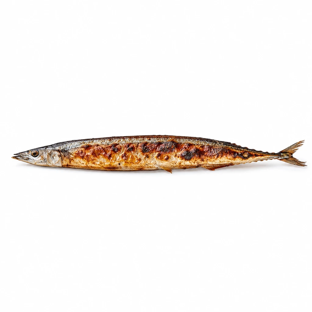 <魚類> さんま 皮つき 焼きの写真