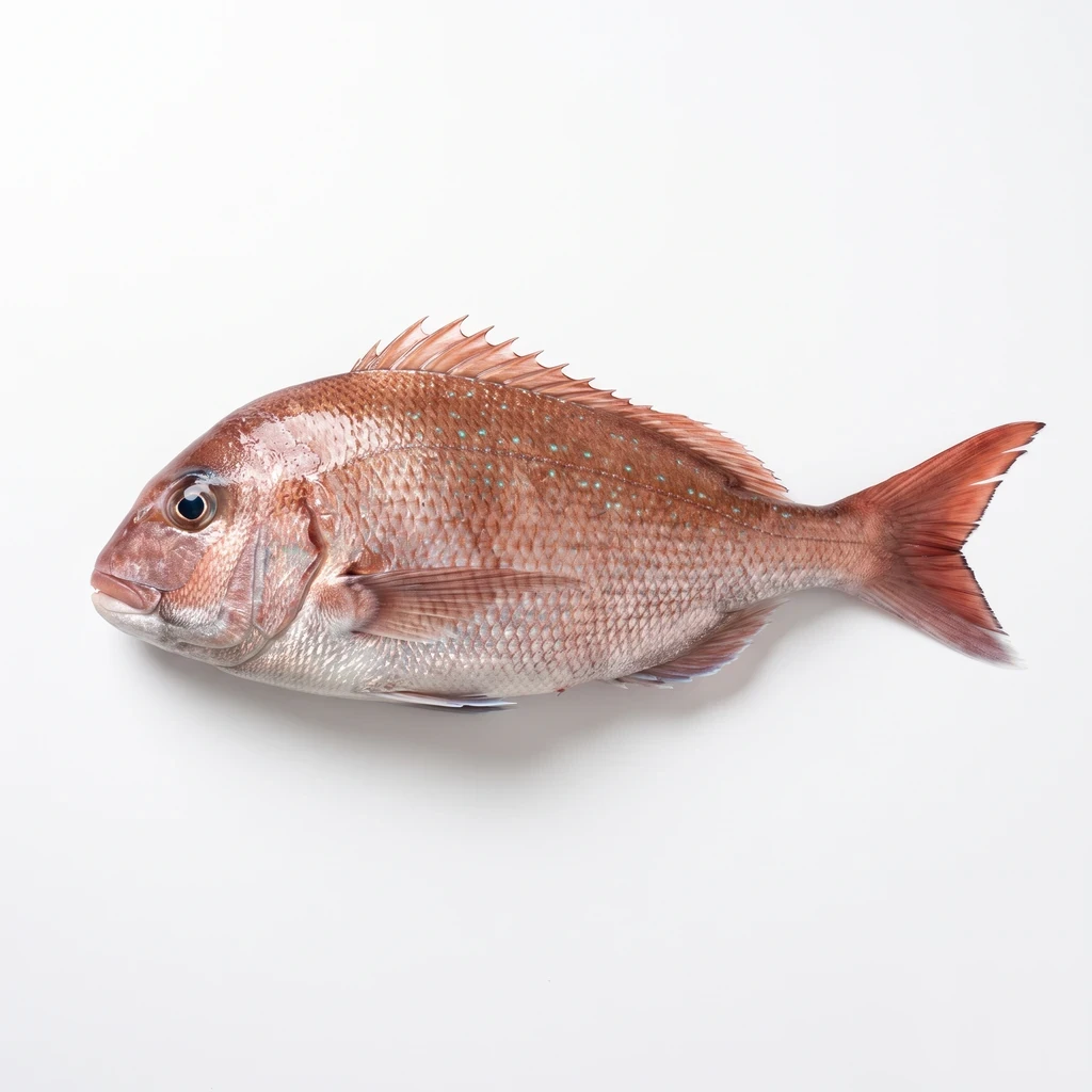 <魚類> (たい類) まだい 養殖 皮つき 生の写真
