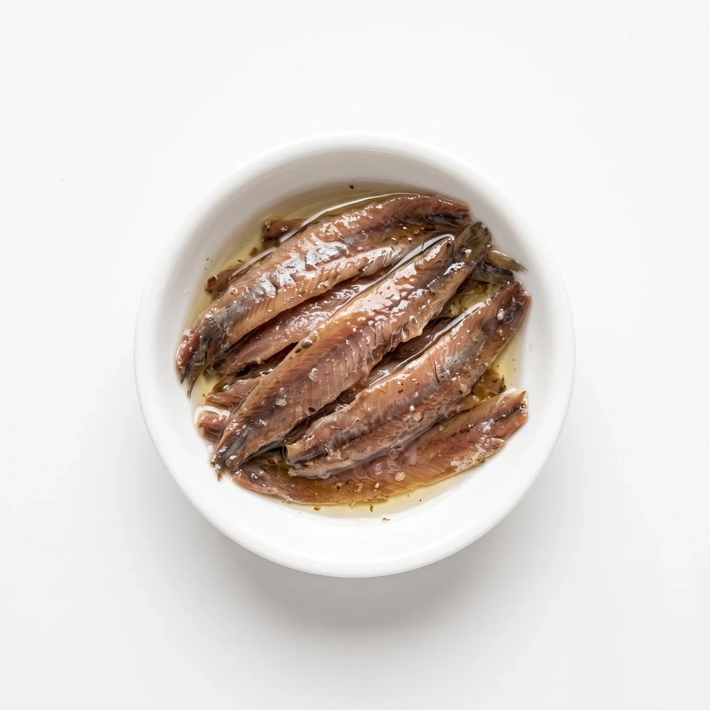 <魚類> (いわし類) 缶詰 アンチョビの写真