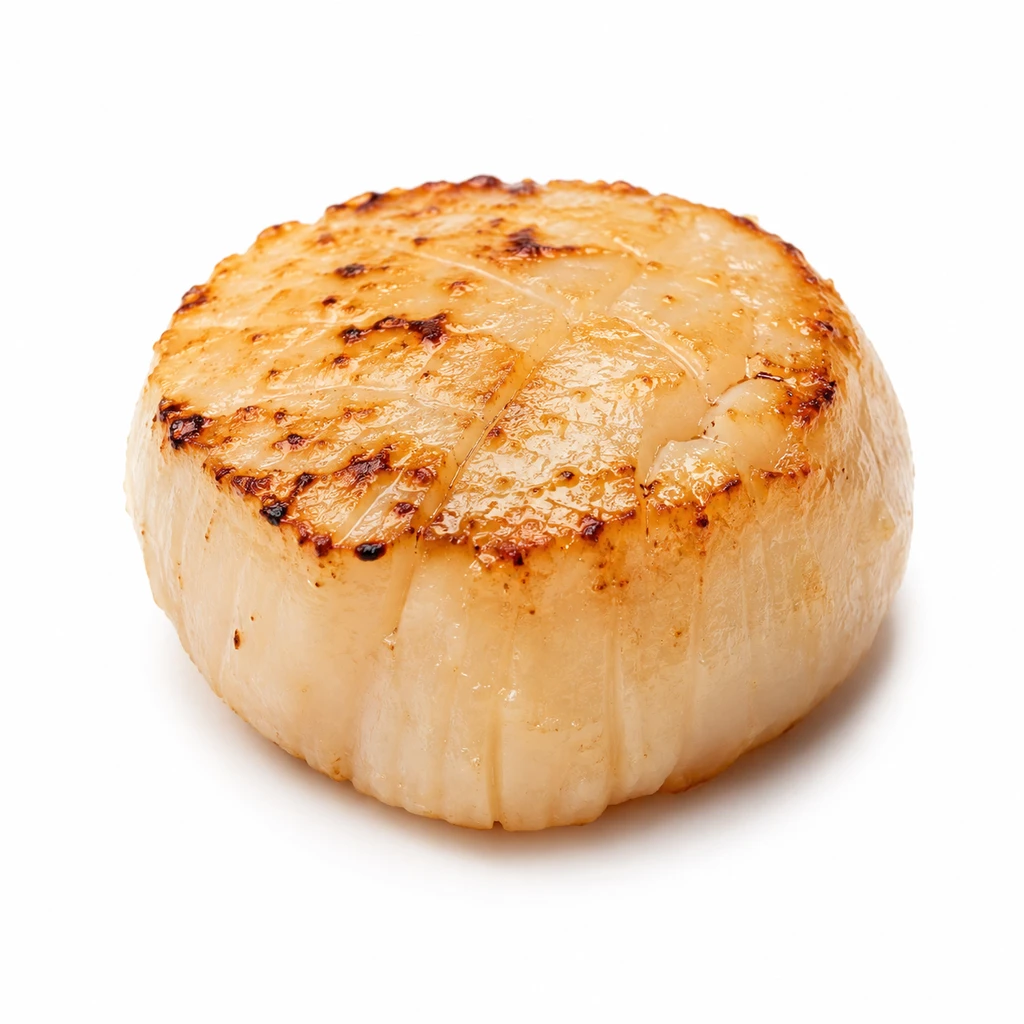 <貝類> ほたてがい 貝柱 焼きの写真