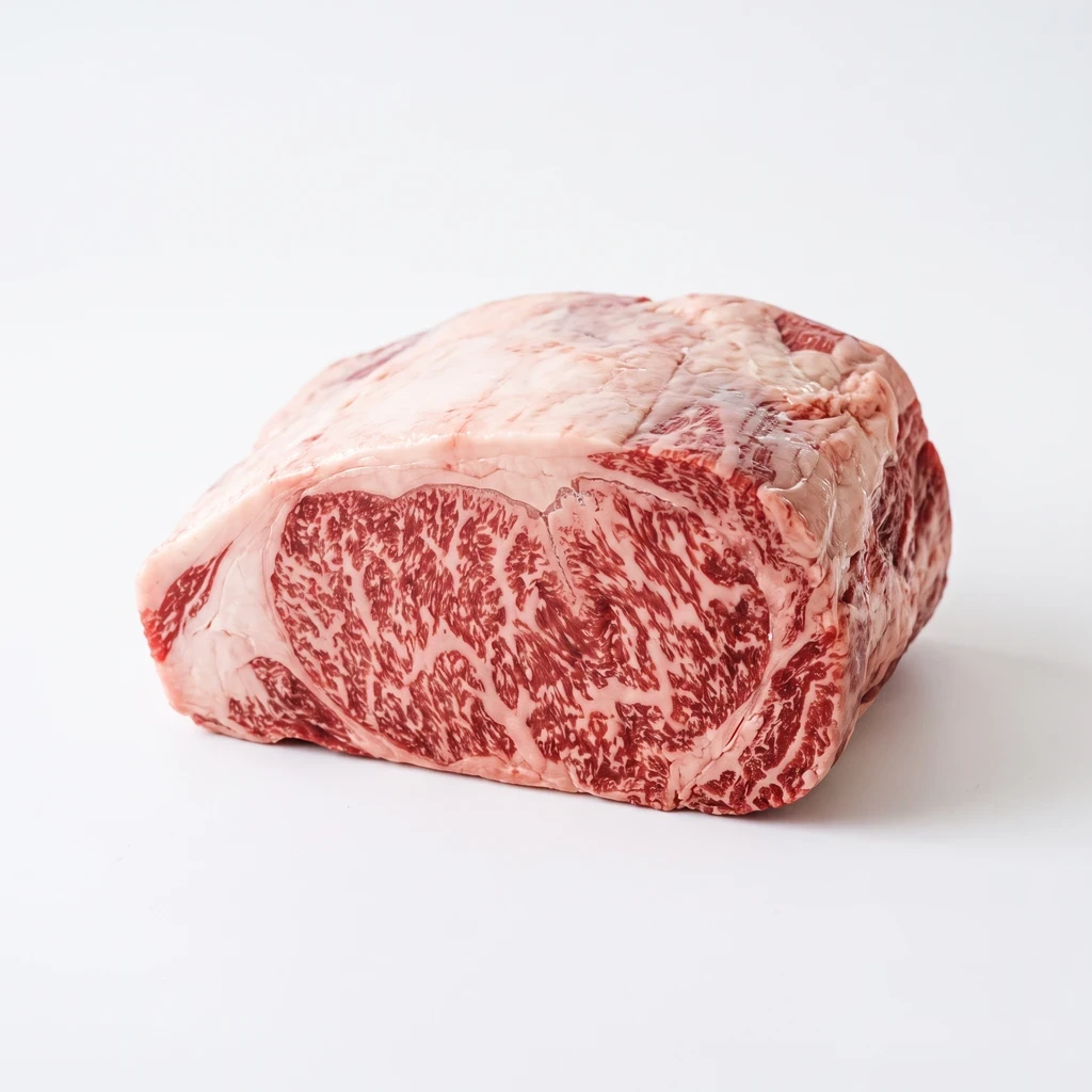 <畜肉類> うし [和牛肉] かたロース 脂身つき 生の写真