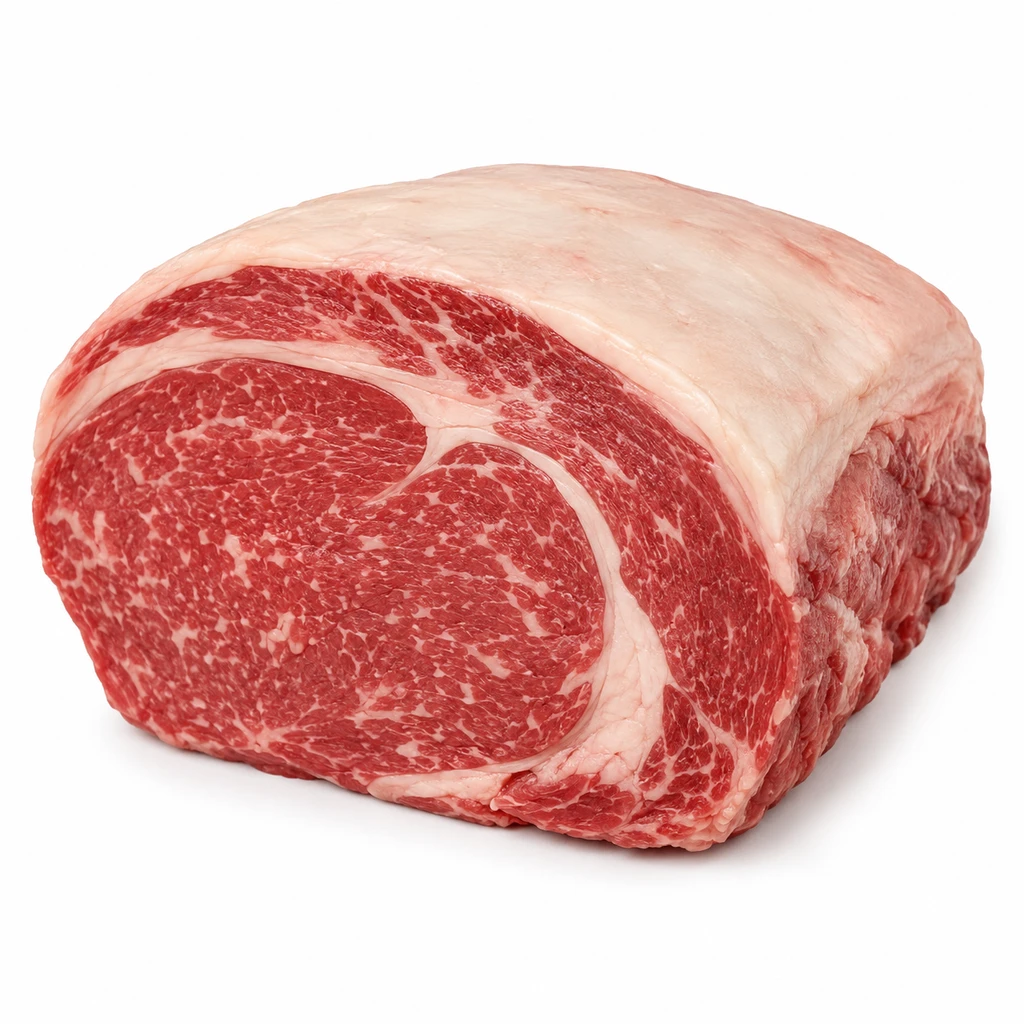 <畜肉類> うし [和牛肉] リブロース 脂身つき 生の写真