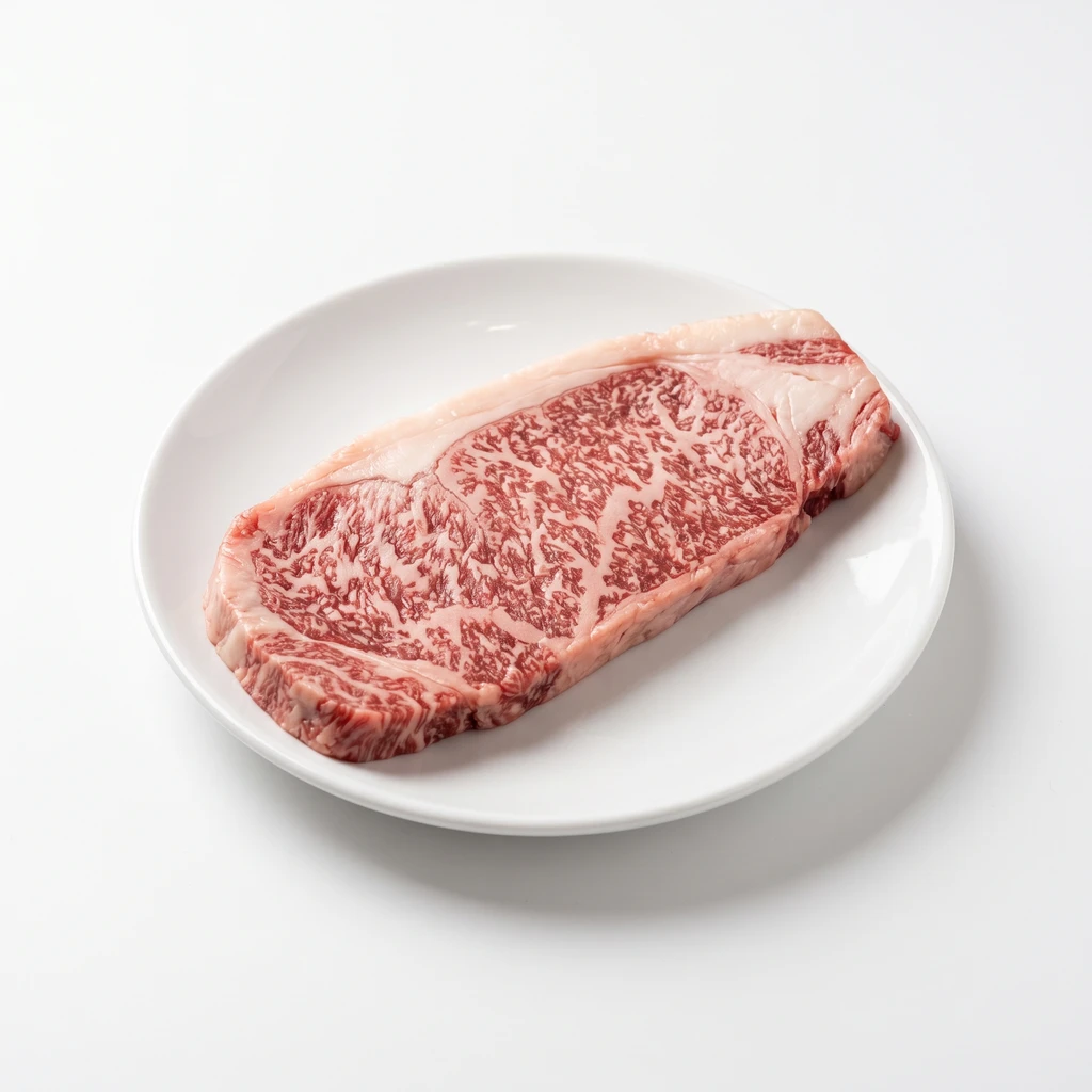 <畜肉類> うし [和牛肉] もも 脂身つき 生の写真