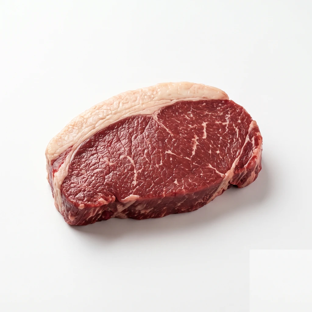 <畜肉類> うし [和牛肉] ランプ 脂身つき 生の写真