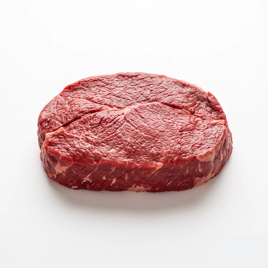 <畜肉類> うし [乳用肥育牛肉] かた 赤肉 生の写真