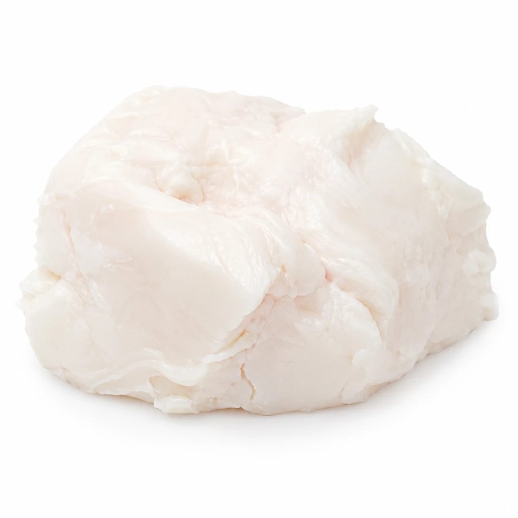 <畜肉類> うし [乳用肥育牛肉] かた 脂身 生の写真