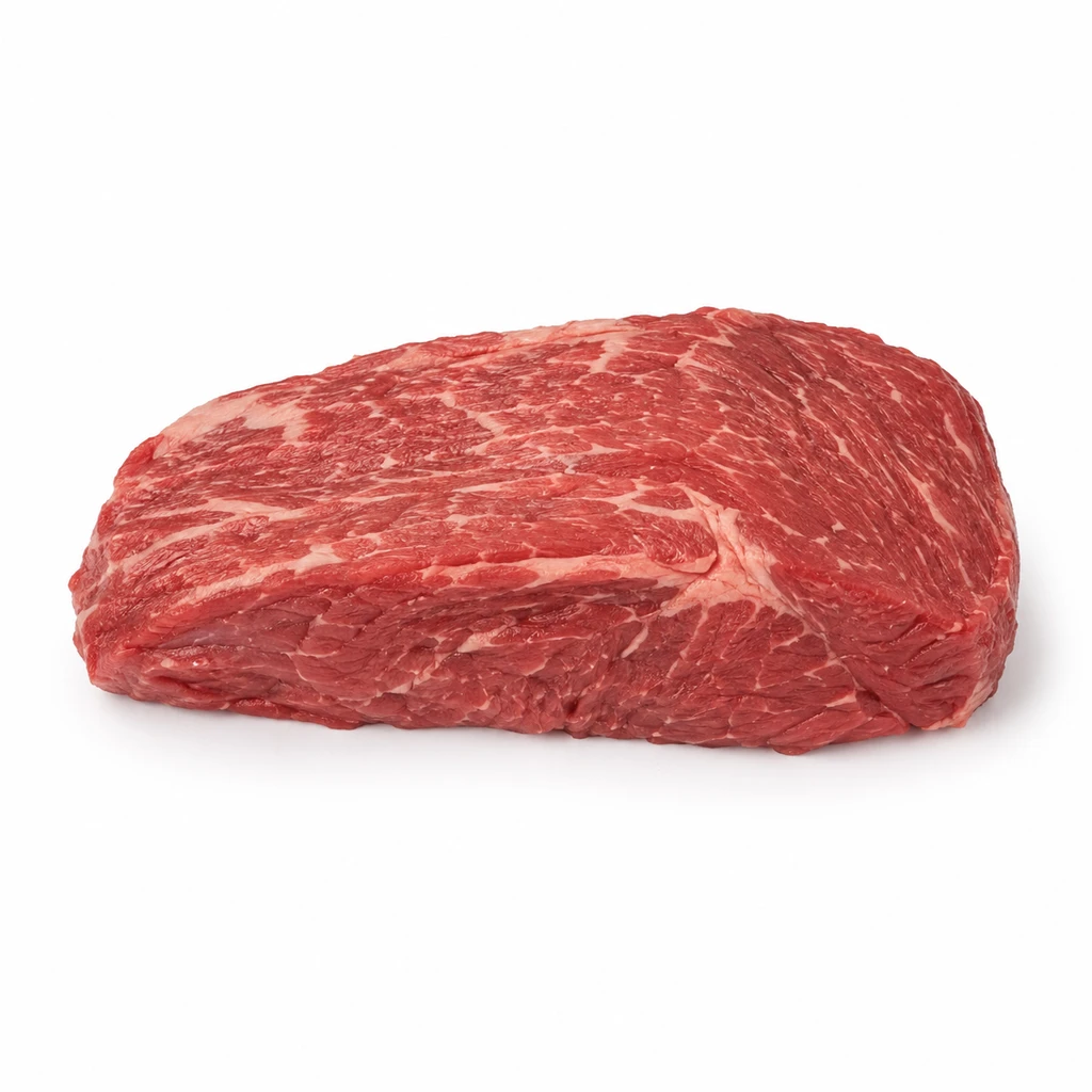 <畜肉類> うし [乳用肥育牛肉] かたロース 皮下脂肪なし 生の写真