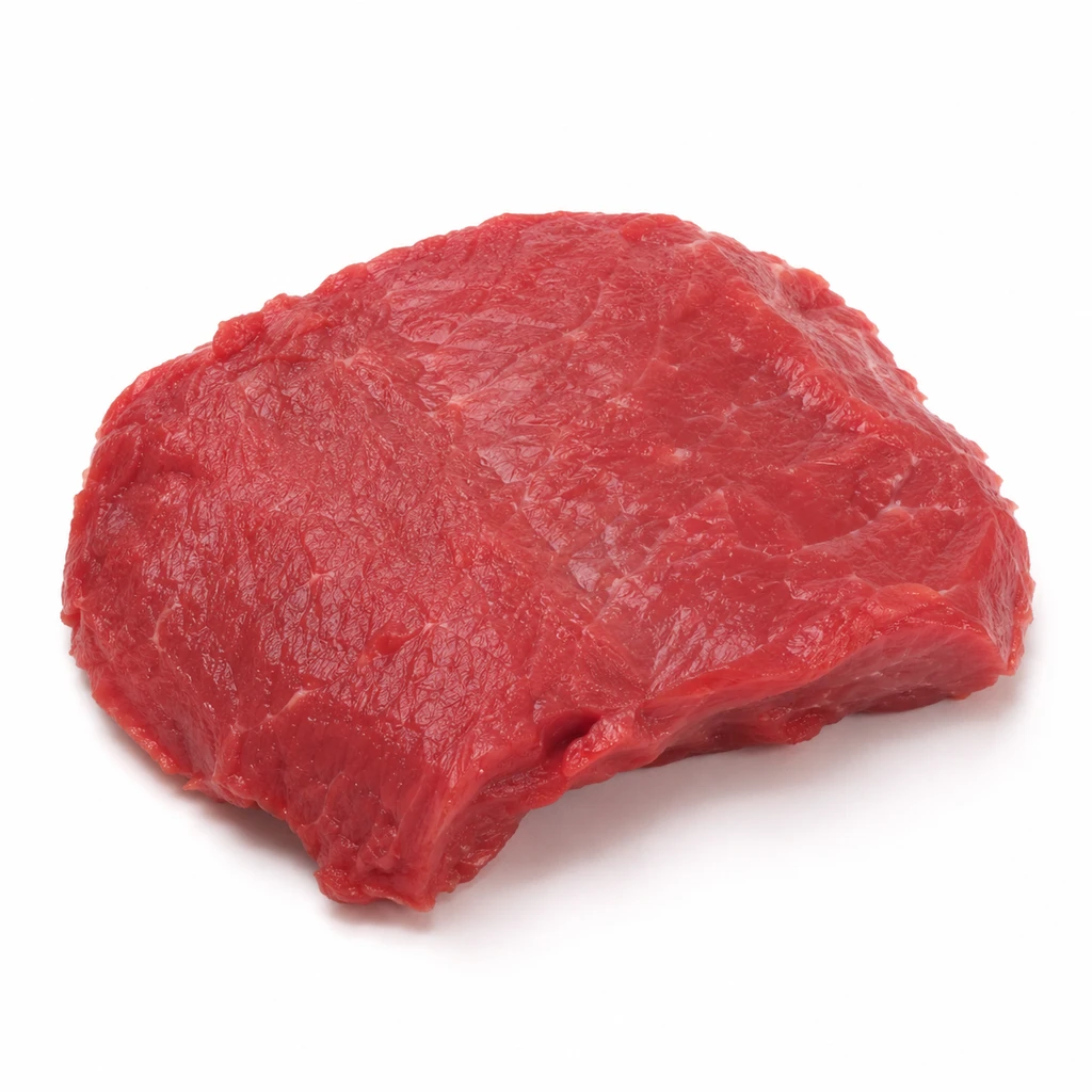 <畜肉類> うし [乳用肥育牛肉] かたロース 赤肉 生の写真
