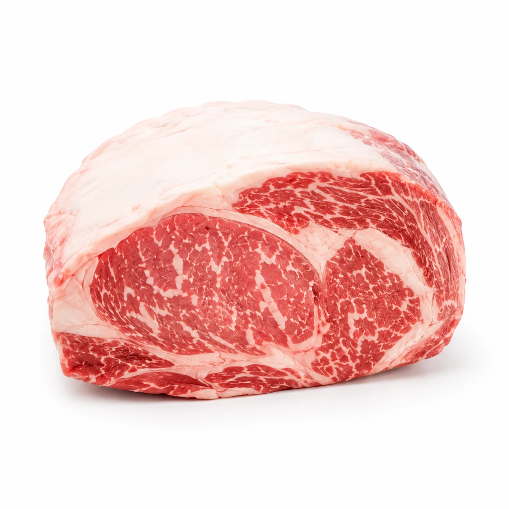 <畜肉類> うし [乳用肥育牛肉] リブロース 脂身つき 生の写真