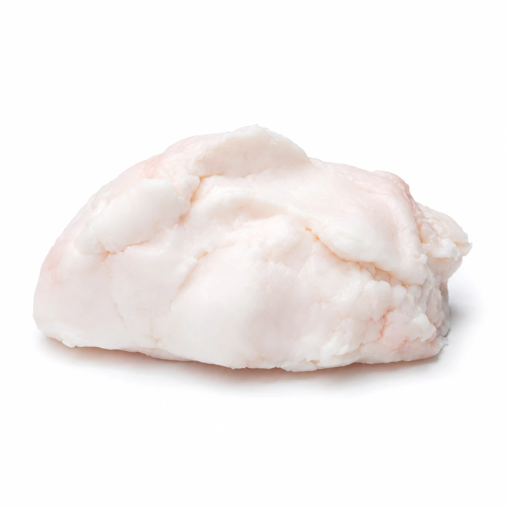 <畜肉類> うし [乳用肥育牛肉] もも 脂身 生の写真