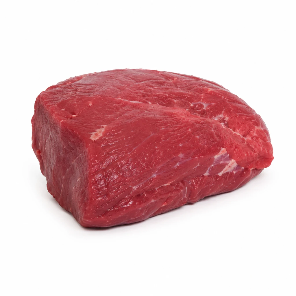 <畜肉類> うし [乳用肥育牛肉] ランプ 赤肉 生の写真