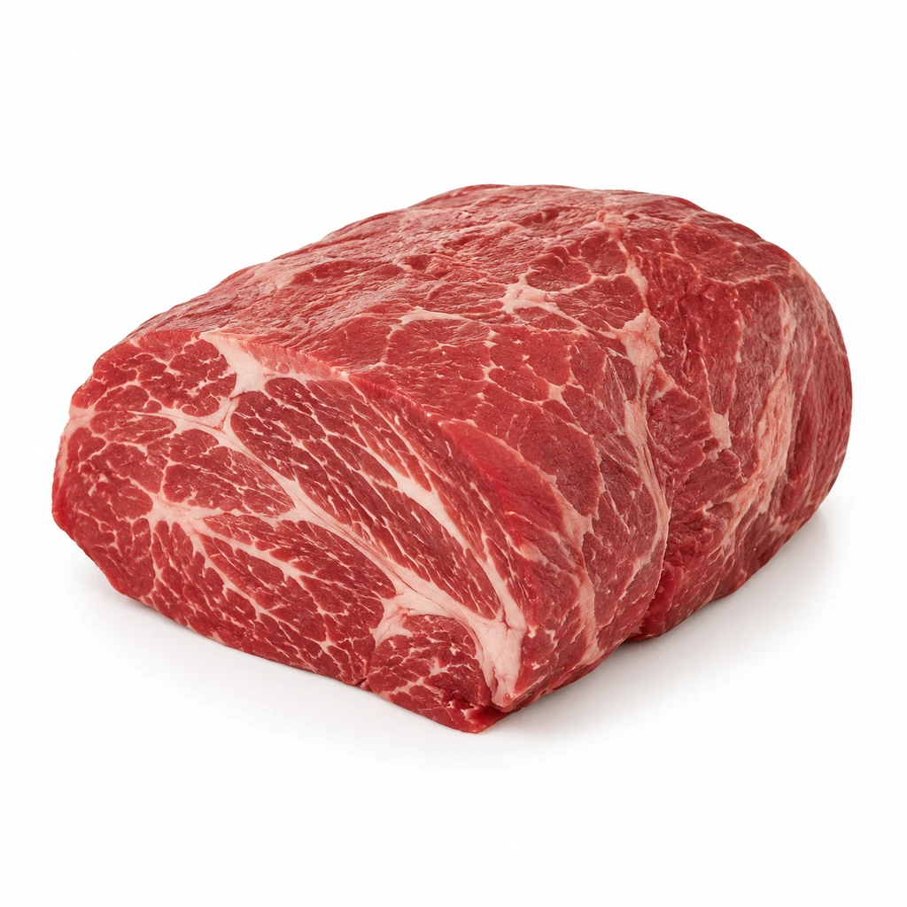 <畜肉類> うし [輸入牛肉] かたロース 皮下脂肪なし 生の写真