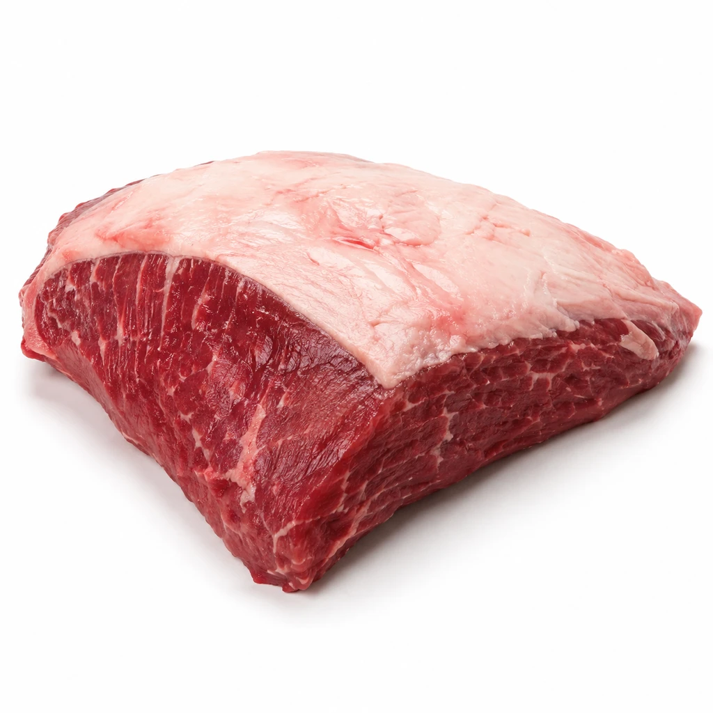 <畜肉類> うし [輸入牛肉] ランプ 脂身つき 生の写真