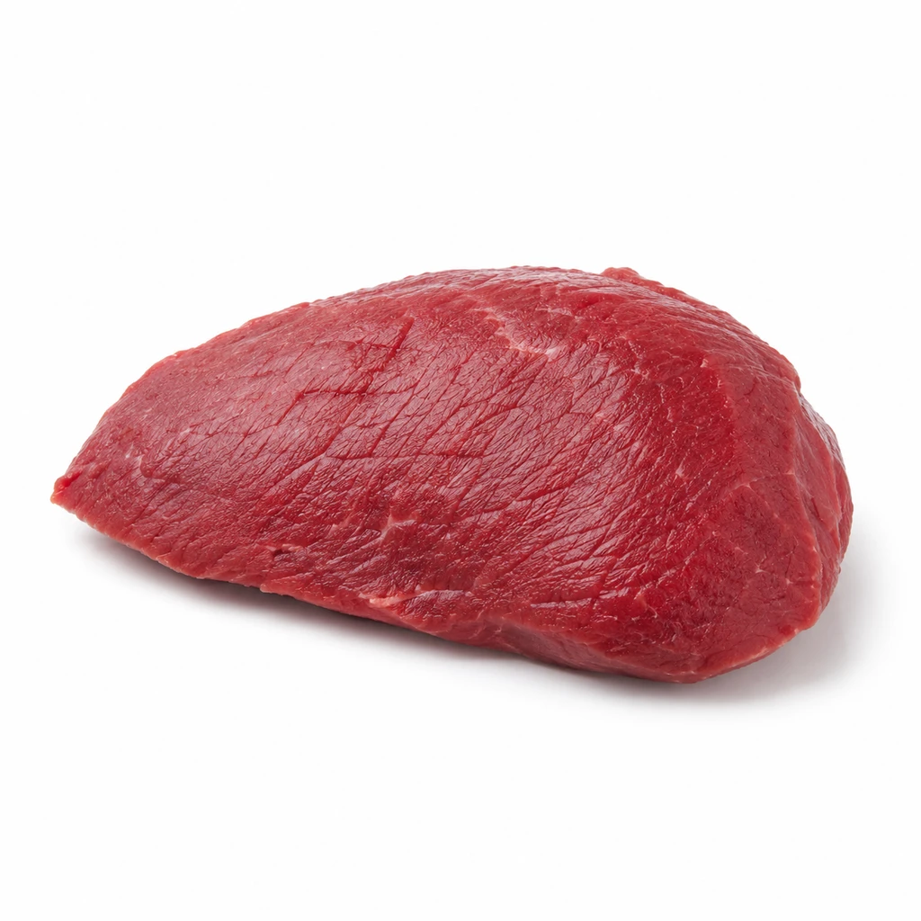 <畜肉類> うし [輸入牛肉] ランプ 皮下脂肪なし 生の写真