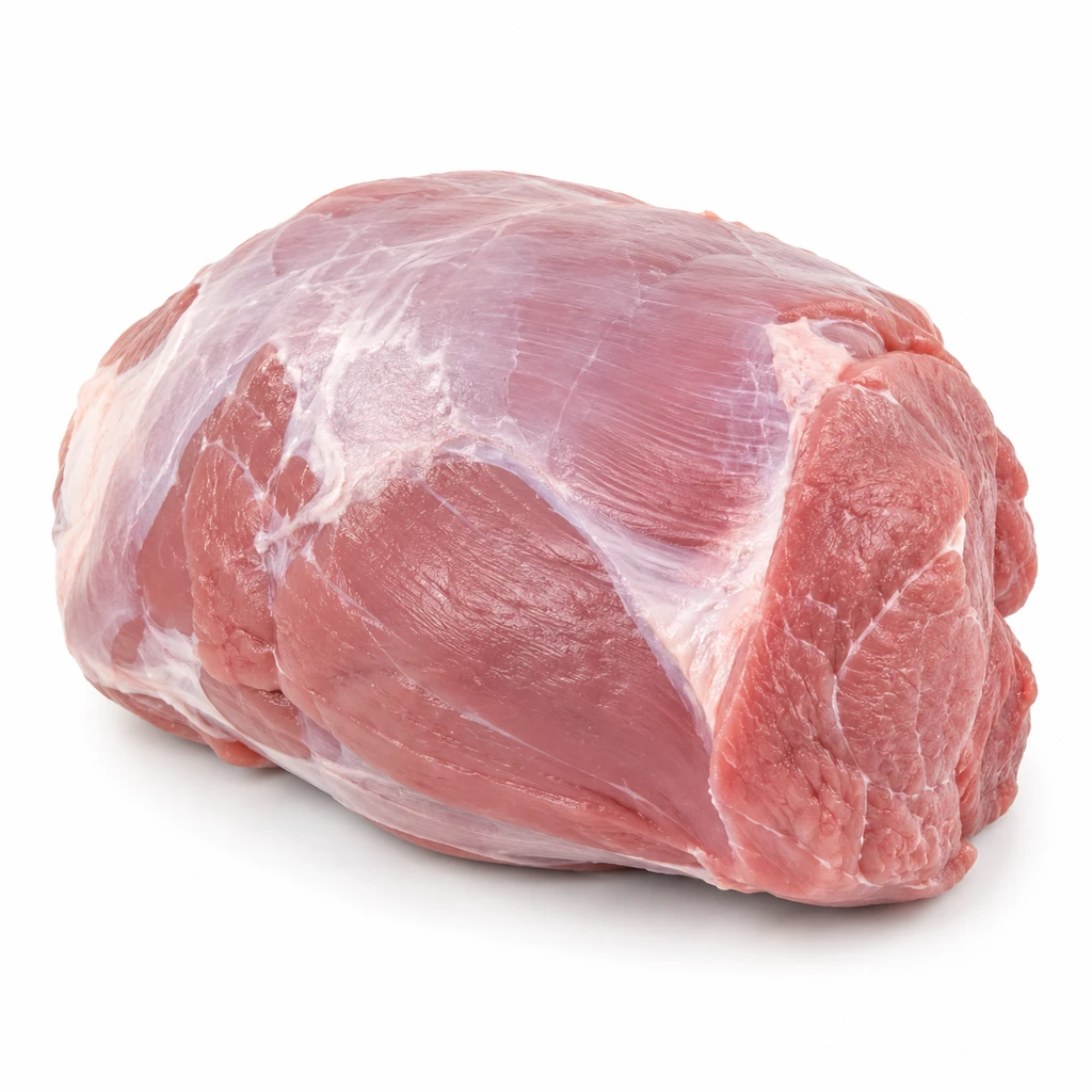<畜肉類> うし [子牛肉] もも 皮下脂肪なし 生の写真