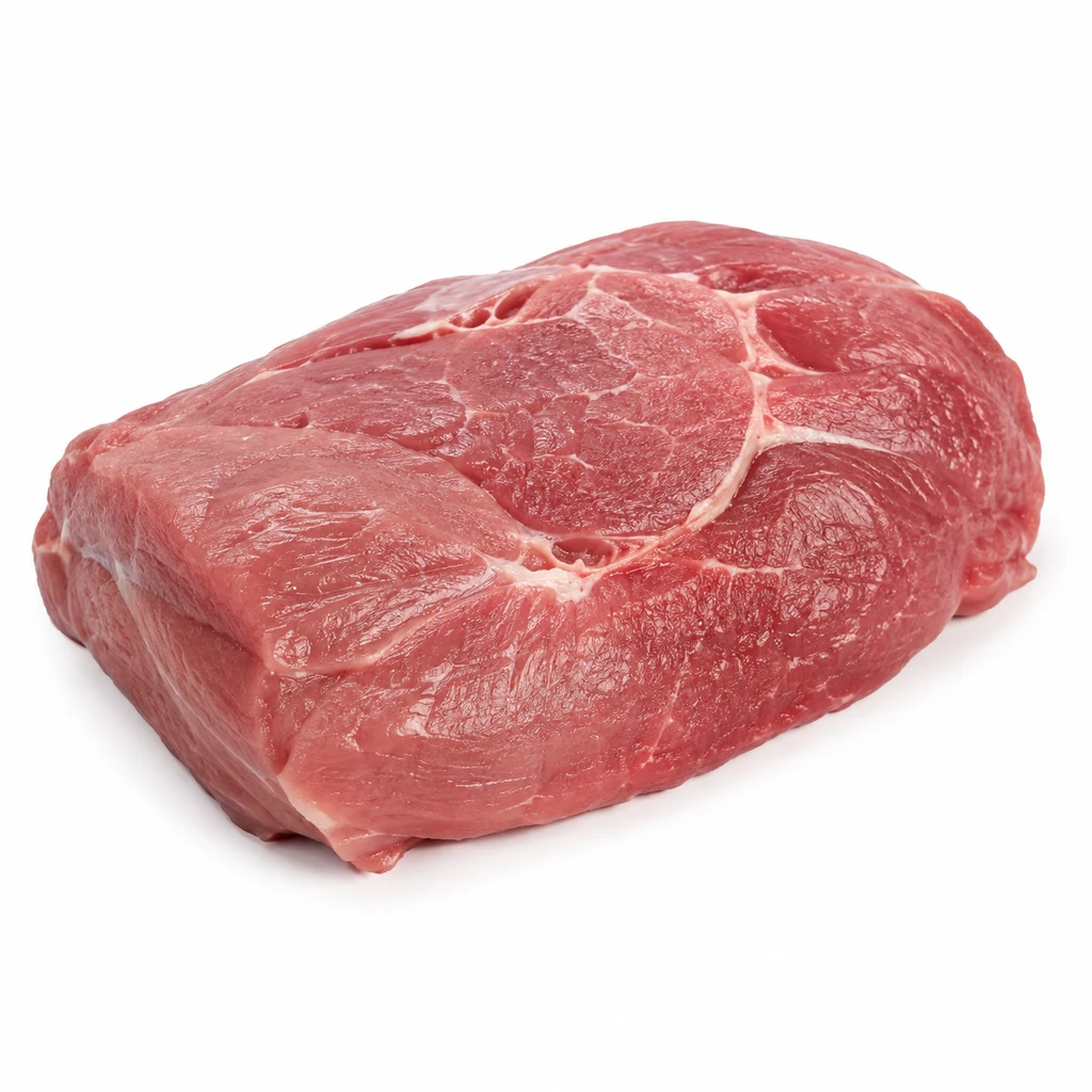 <畜肉類> ぶた [大型種肉] かた 赤肉 生の写真