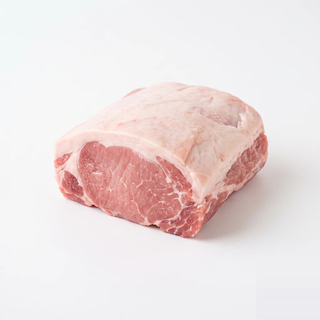 <畜肉類> ぶた [大型種肉] ロース 脂身つき 生の写真