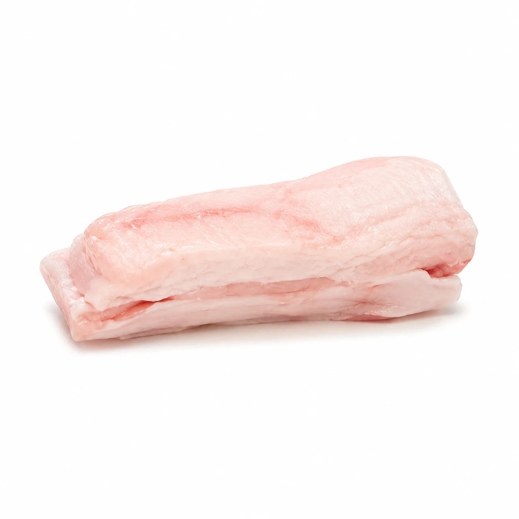 <畜肉類> ぶた [大型種肉] ロース 脂身 生の写真