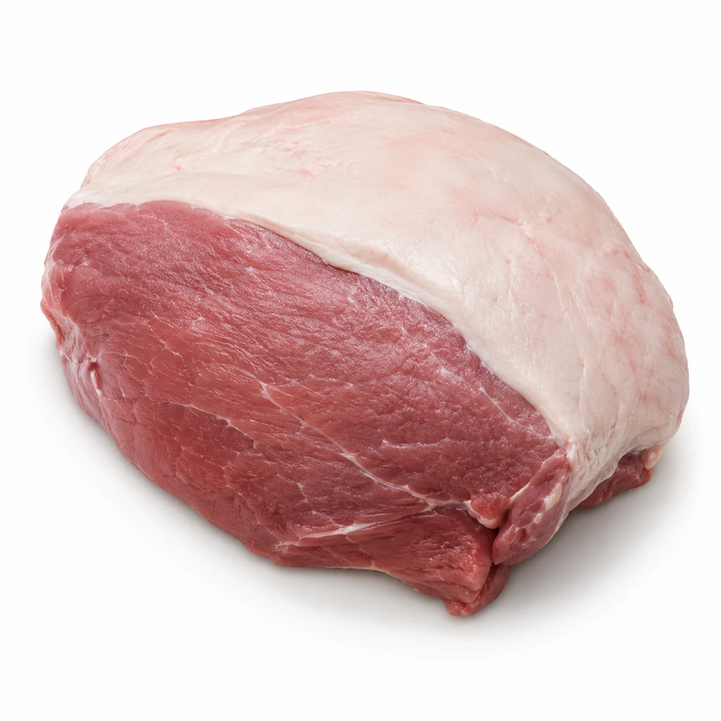 <畜肉類> ぶた [大型種肉] そともも 脂身つき 生の写真