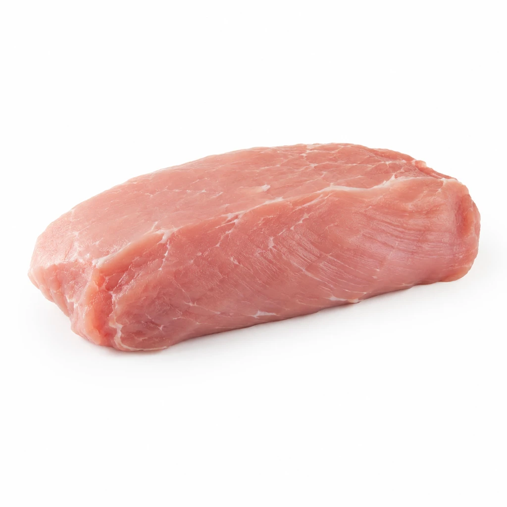<畜肉類> ぶた [大型種肉] そともも 皮下脂肪なし 生の写真
