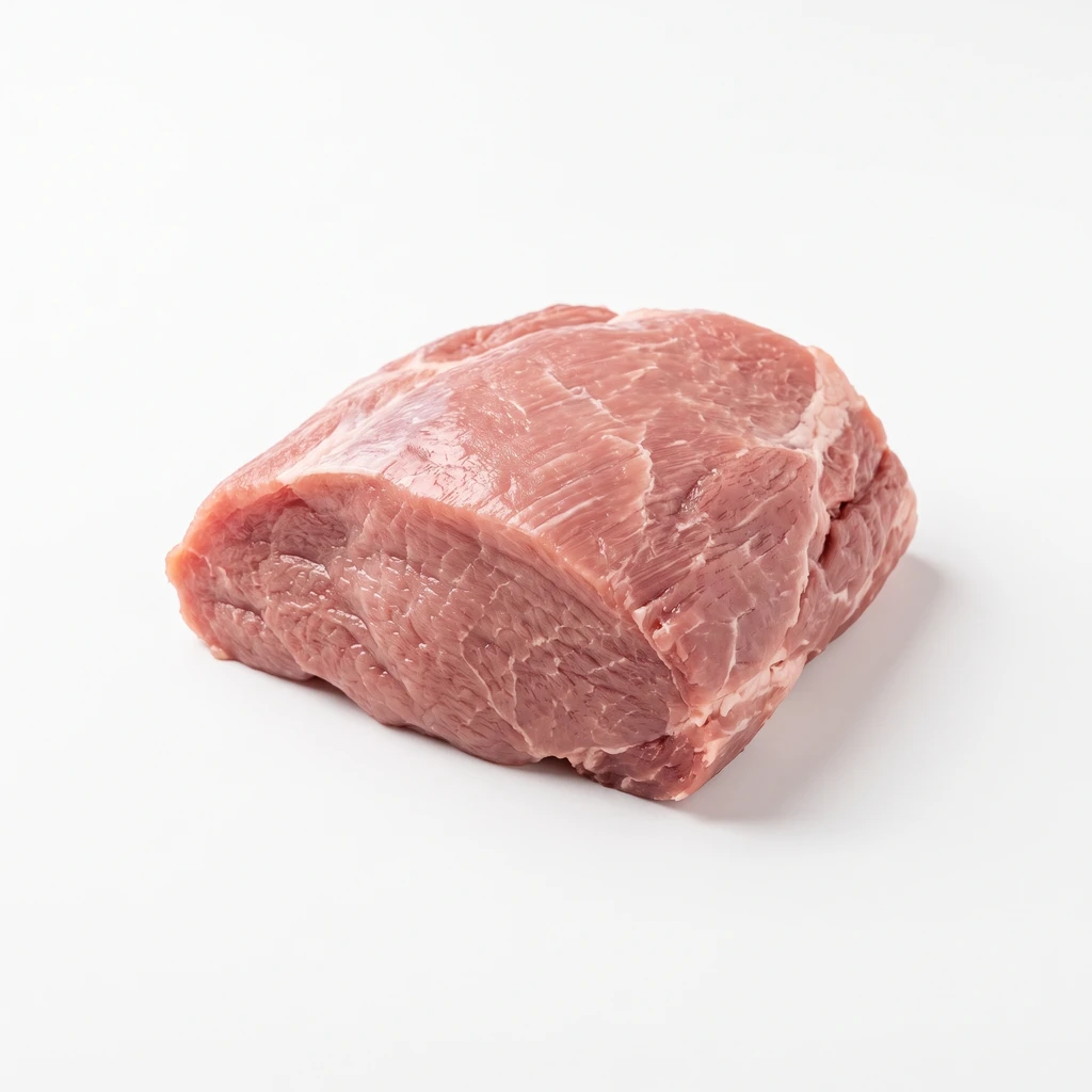 <畜肉類> ぶた [中型種肉] もも 皮下脂肪なし 生の写真