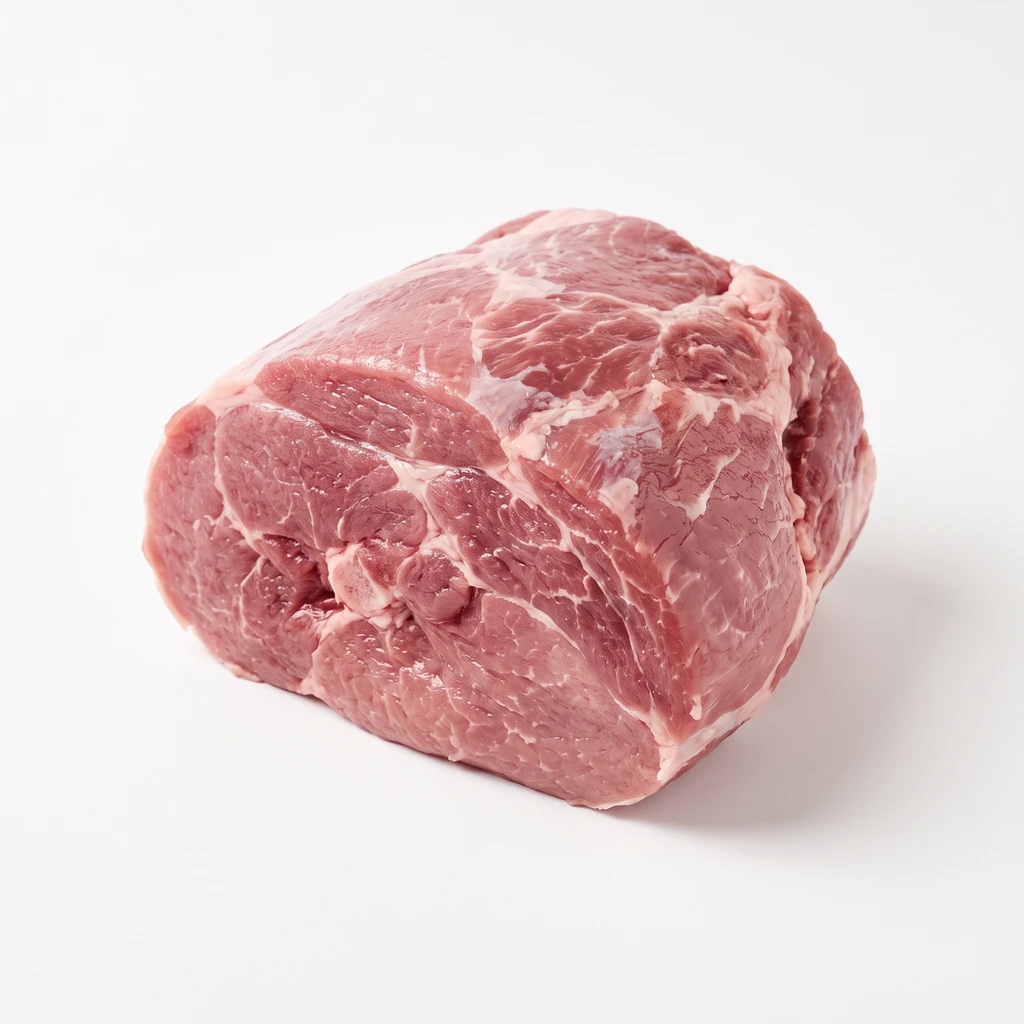 <畜肉類> ぶた [中型種肉] そともも 皮下脂肪なし 生の写真