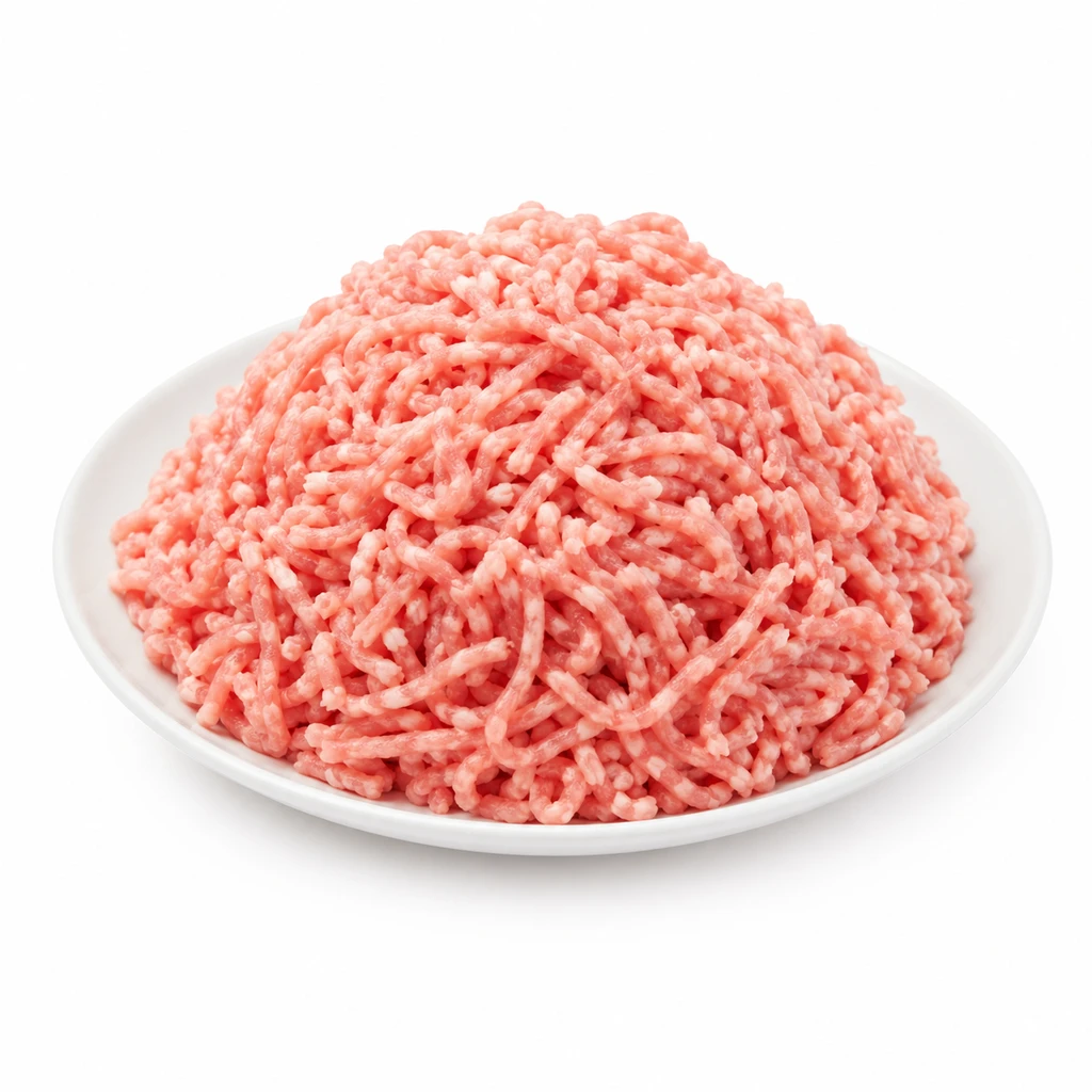 <畜肉類> ぶた [ひき肉] 生の写真