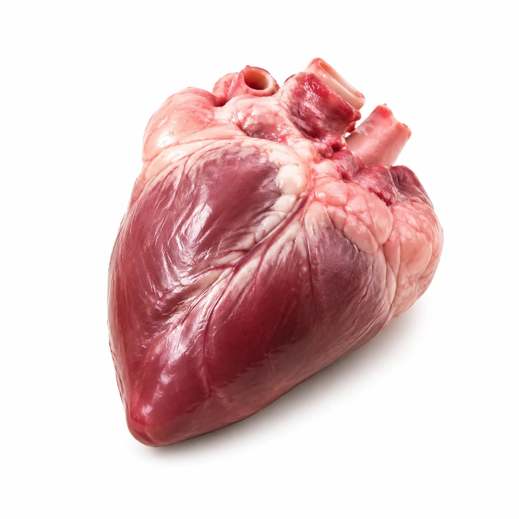 <畜肉類> ぶた [副生物] 心臓 生の写真