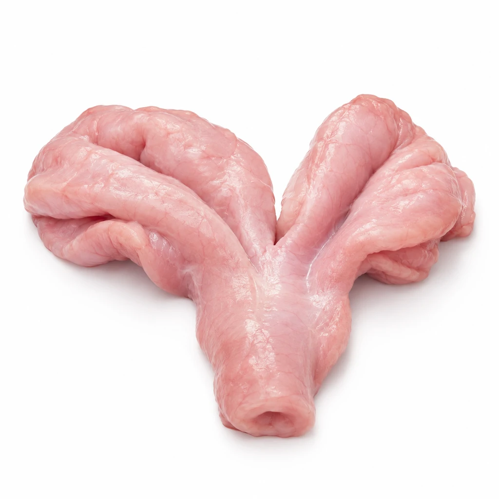<畜肉類> ぶた [副生物] 子宮 生の写真