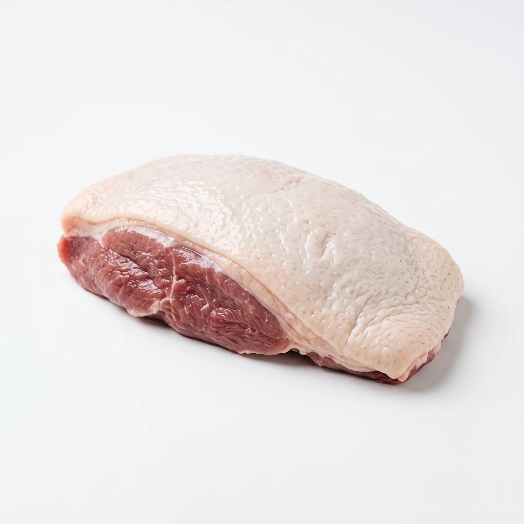 <鳥肉類> かも あいがも 肉 皮つき 生の写真