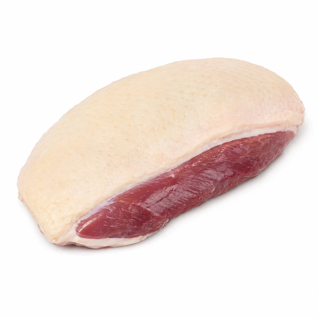 <鳥肉類> かも あひる 肉 皮つき 生の写真