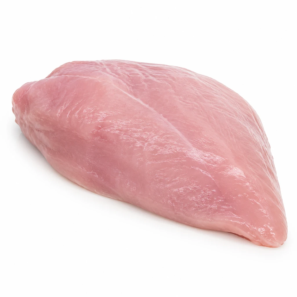 <鳥肉類> しちめんちょう 肉 皮なし 生の写真