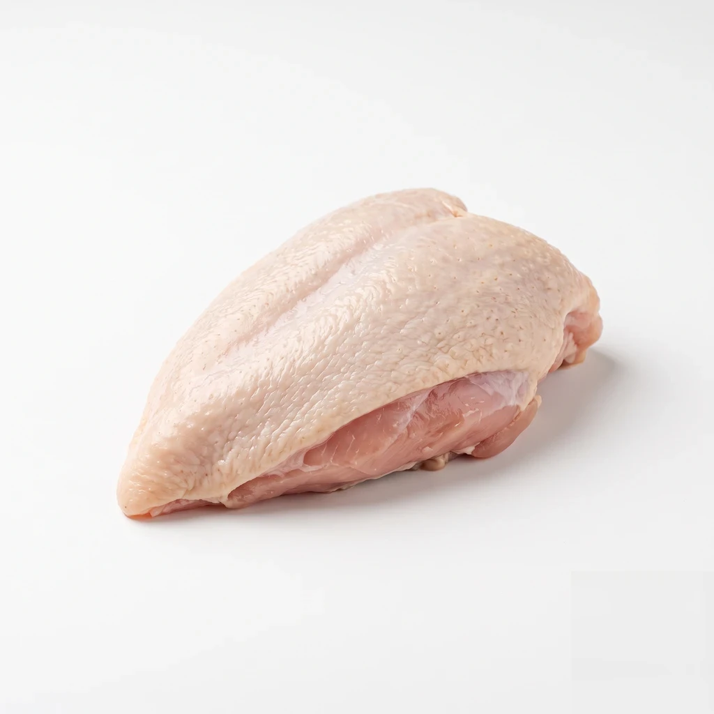 <鳥肉類> にわとり [親・主品目] むね 皮つき 生の写真