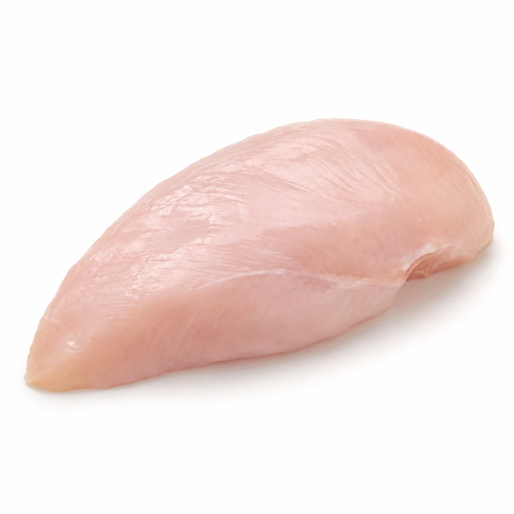<鳥肉類> にわとり [親・主品目] むね 皮なし 生の写真