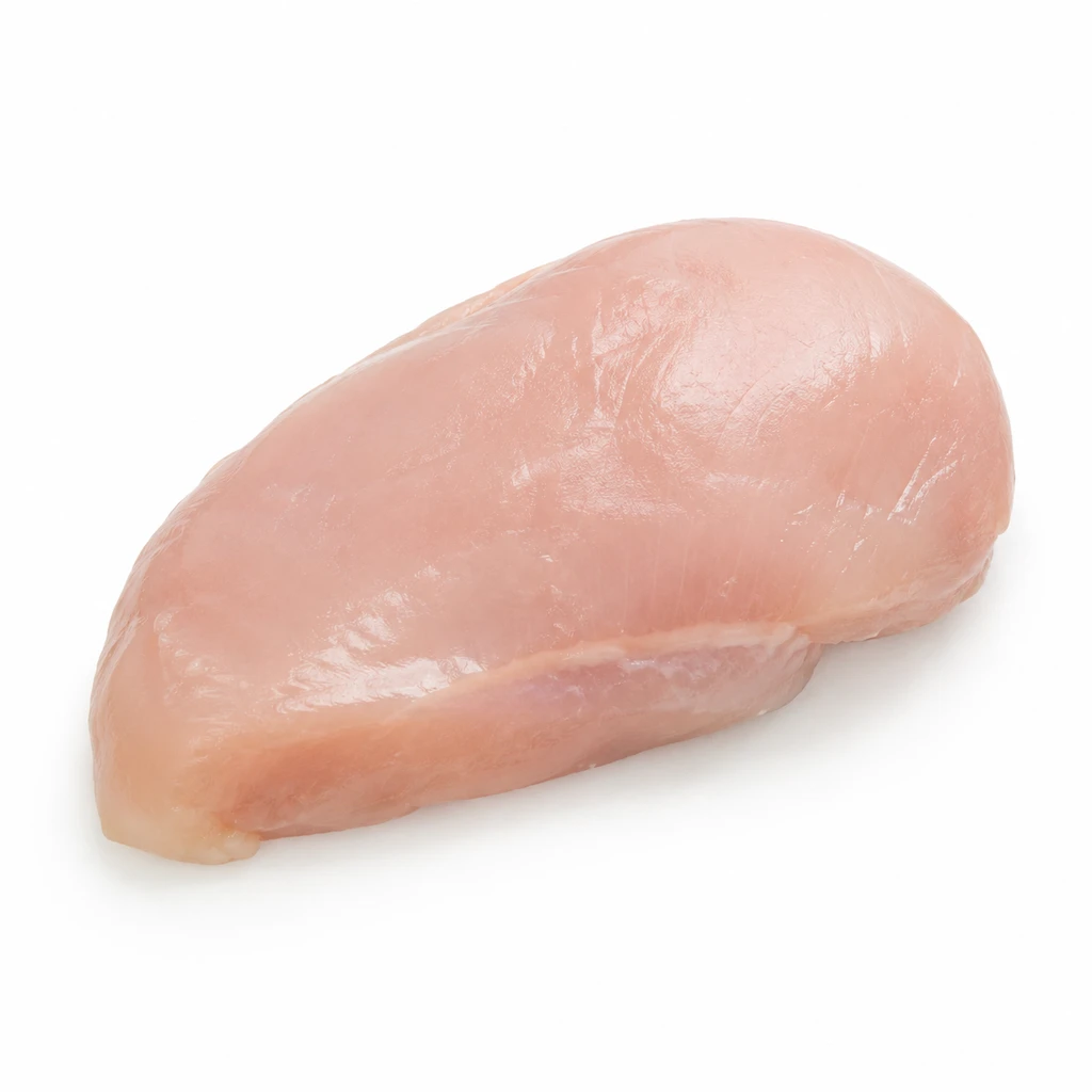 <鳥肉類> にわとり [若どり・主品目] むね 皮なし 生の写真